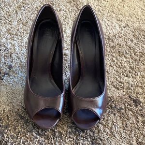 Paprika Brown Heels Size 7